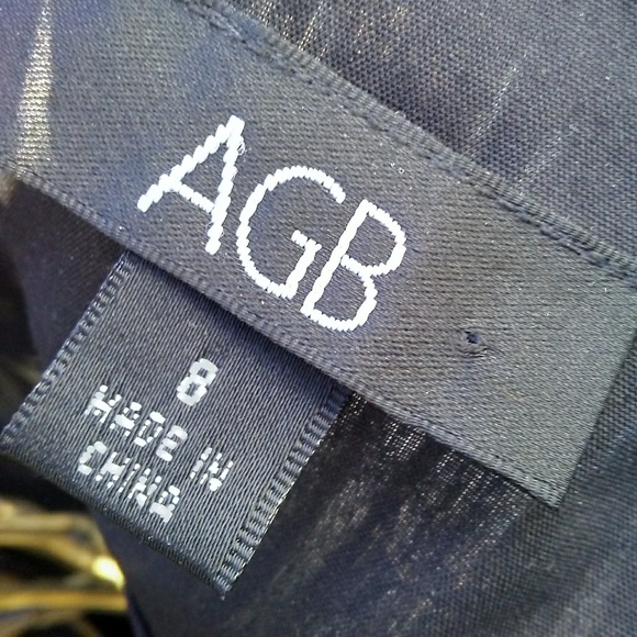 AGB geometrical black and white dress size 8 - Picture 8 of 8